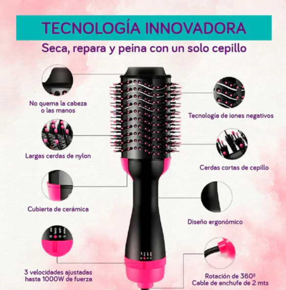 Cepillo ONE STEP Tres en Uno